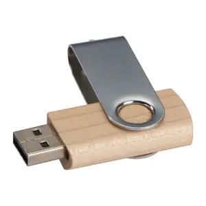 USB kľúč Twist s dreveným telom 8GB