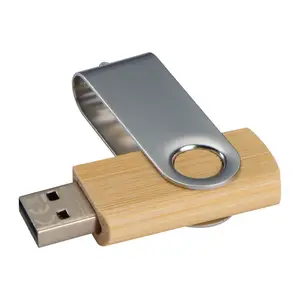 USB kľúč Twist z bambusu s 8 GB